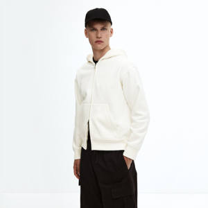 เสื้อฮู้ดซิปผู้ชายสั่งทำพิเศษ ผ้าฝ้าย 100% คุณภาพสูง ผ้าฝ้ายผสมเนื้อหนา สำหรับผู้ชาย ปักลายเชนิลล์ตามสั่ง - Product Image 1