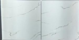 Carrelage en porcelaine vitrifiée blanc glacé blanc clair grand format aspect brillant surface polie 60x60cm (600x600mm / 24x24 pouces) - Product Image 6