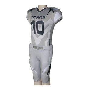 ชุดยูนิฟอร์มอเมริกันฟุตบอลแขนสั้นพิมพ์ลายแบบซับลิเมชั่นสั่งทำได้ คุณภาพดีที่สุด MOQ ต่ำ - Product Image 4