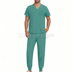 Uniformes Médicos Elásticos de Secado Rápido al por Mayor, Estilo Nuevo, Lavado a Mano, Uniformes de Hospital Personalizados con Marca, Conjuntos de Uniformes Médicos para Hombre - Product Image 5