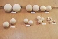Boules en bambou non finies de qualité supérieure, écologiques, motif cube, pour jouets d'enfants, artisanat DIY, logo personnalisé