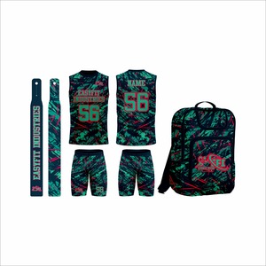 Ensemble de maillots et shorts de football 7 contre 7 personnalisés, impression numérique, compression, 100% polyester, respirant, séchage rapide, offre spéciale - Product Image 5