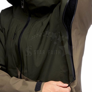 Chaquetas de Esquí Flexibles con Capucha, Ajuste Cómodo, Tela Elástica, Transpirable, Ecológica, Chaqueta de Nieve Unisex para Actividades al Aire Libre - Product Image 5