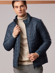 Veste matelassée pour homme de haute qualité, nouveau design, 100% polyester, imperméable, avec deux poches latérales, veste à bulles pour homme - Product Image 6