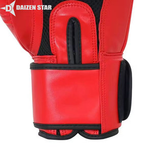 Gants de boxe d'entraînement en PU durables pour le sparring, le kickboxing, le MMA, respirants, évacuant l'humidité, protection UV, boucle et crochet réglables - Product Image 6