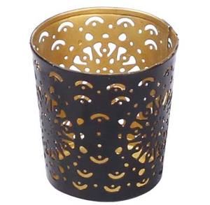 Porte-bougie votif en métal antique de 3 pouces, fait à la main, durable, sans plomb, lanternes pour la décoration de la maison, Noël, Pâques - Product Image 1