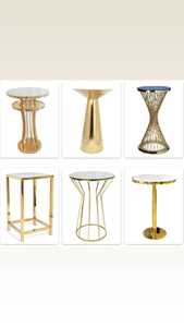 Dreamlike trên toàn thế giới kinh doanh pha lê trang trí nội thất kim loại cơ sở tình yêu Bánh bảng cho bánh cưới bên plinths tùy chỉnh - Product Image 3