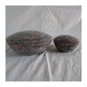 ชามไม้ไผ่ทำด้วยมือเครื่องครัวเนื้อเรียบทนทานเป็นมิตรกับสิ่งแวดล้อมสำหรับสลัดของว่างหรือเป็นของขวัญแรงบันดาลใจ - Product Image 2