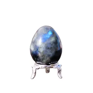 Huevos de cristal de piedras preciosas de labradorita gris de Reiki curativo hecho a mano Natural 100% de la mejor calidad al mejor precio competitivo