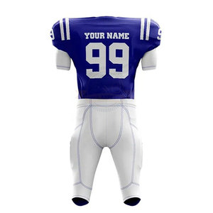 ชุดอเมริกันฟุตบอลผู้ใหญ่แบบใหม่ แขนสั้น คุณภาพสูง โพลีเอสเตอร์ 100% ปรับแต่งได้ ดีไซน์ล่าสุด ระบายอากาศได้ดี - Product Image 2