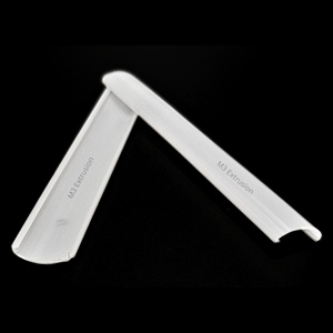 Tùy chỉnh tuyến tính Nhựa chụp đèn hồ sơ Matte Milky trắng mờ bóng đùn Polycarbonate PC ánh sáng khuếch tán LED Dome - Product Image 2