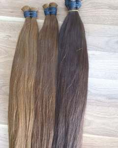 Extensiones de cabello humano vietnamita a granel Premium brillo Natural flujo suave volumen grueso paquetes de cabello humano para salón - Product Image 3