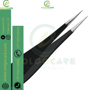 High Quality Needle Nose Stainless Steel <b>Tweezers</b> Wholesale Surgical Grade DIY <b>Tweezers</b> for <b>Ingrown</b> <b>Hair</b> Splinters Unique Style - Product Image 2