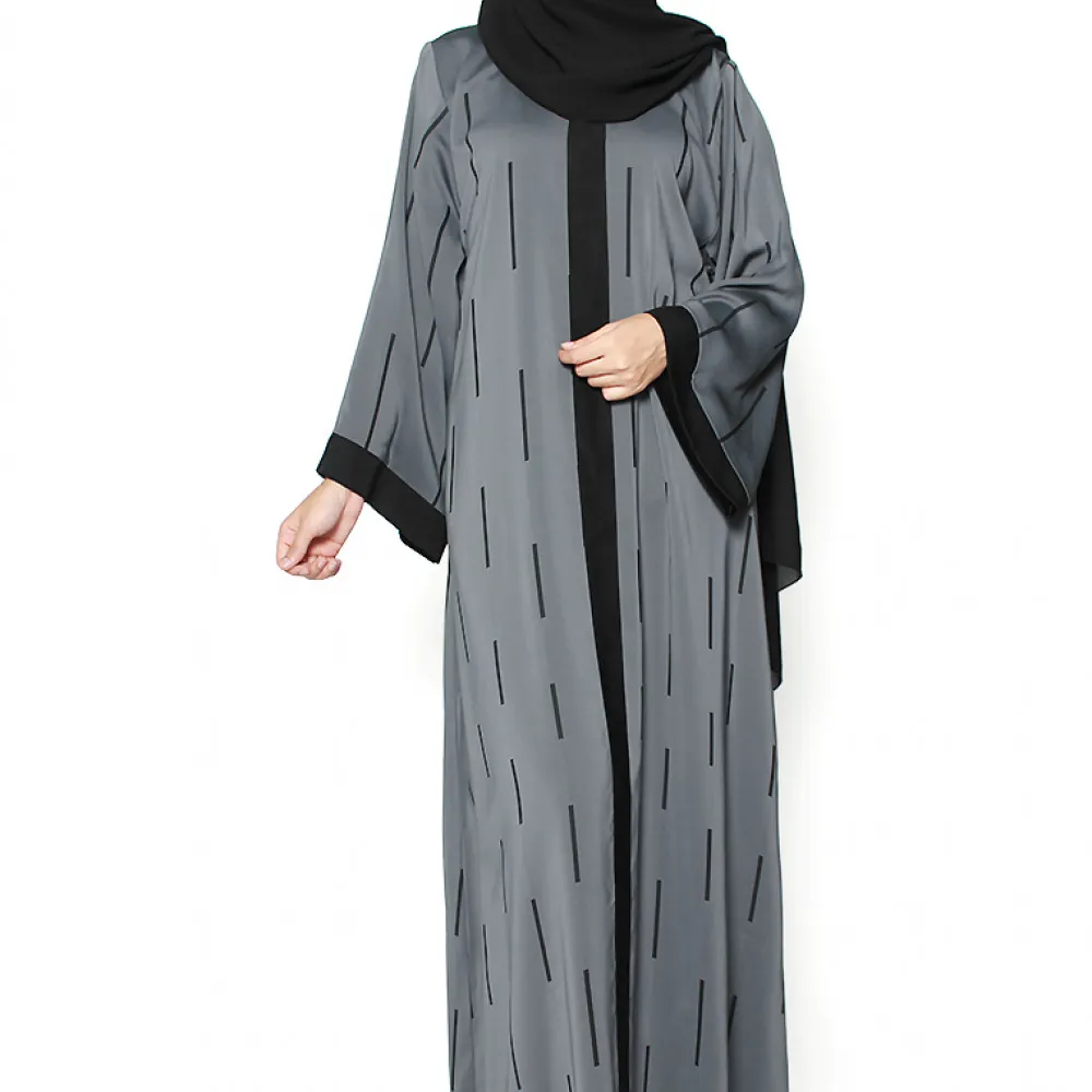 ชุดเดรสมุสลิมแขนยาวสำหรับผู้หญิง,ชุดอาบายา2ชิ้นกางเกงยาว2023