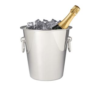 Fresh Selling Antique Silver Ice Bucket With Handle Champagne Bottle Wine <b>Cooler</b> With Custom Logo Size Bar Wine Tub and <b>Chiller</b> - Product Image 2