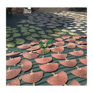 Abanicos de césped hechos a mano para bodas rústicas-Regalo ecológico - Product Image 2