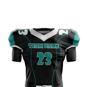Diseño de tendencia superior Ropa deportiva Uniforme de fútbol americano Tela de poliéster deportivo Uniforme de fútbol americano para hombres - Product Image 6