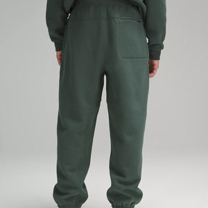 Pantalons de survêtement décontractés respirants pour hommes, taille élastique, pantalon de jogging en toile, coupe ample, jambe droite, service OEM disponible - Product Image 4