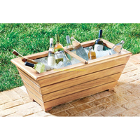 Promotion : Seau à glace décoratif de luxe en aluminium pour refroidisseur à vin, double paroi, anti-fuite, capacité 5L, élégant