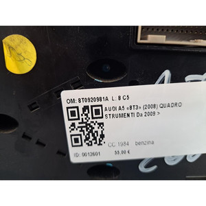 AUDI A6 Avant ซีรีส์ C7 (4G5) 8T0920981A (11>18) โครงสร้างเครื่องบันทึกความเร็ว - Product Image 6