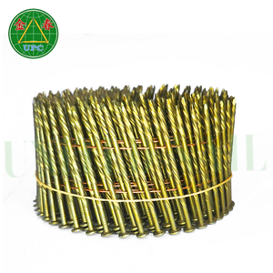 1-3/4" x 0.092 Coil Pallet <b>Nails</b> 9000pcs Screw Shank Checkered Head Design for Pallet with Factory Prices From Vietnam - Product Image 3
