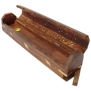 Bamboo Wood Indian <b>Incense</b> <b>Stick</b> <b>Holder</b> Masala Dhoop <b>Sticks</b> Hounder <b>Incense</b> <b>Sticks</b> Display Wooden Base - Product Image 4