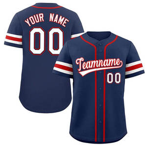 Factory Price <b>Men's</b> Baseball Jerseys Breathable Printed High Quality OEM Service Customizable Colors & Logos - Product Image 2