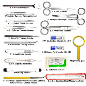 ชุดเครื่องมือผ่าตัด thoracotomy ถุงสีฟ้าชุดเครื่องมือผ่าตัดพื้นฐานทางการแพทย์ - Product Image 4