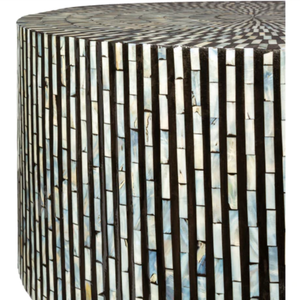 Table basse en nacre de haute qualité, fabriquée à la main, écologique, design moderne, taille personnalisée, meubles de salon, vente en gros - Product Image 2