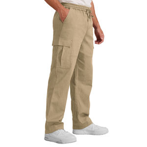 Pantalons à la mode Pantalons de survêtement vierges Pantalons pour hommes Jogger personnalisé Impression Pantalon de sport en coton uni Pantalon Cargo droit pour hommes - Product Image 4