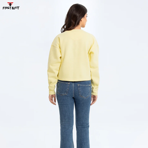 Conception populaire partout impression sweats à capuche à épaules tombantes pour femme Sweat-shirt pour femmes avec logo personnalisé - Product Image 5