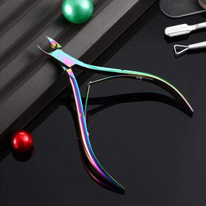 High Grade <b>Cuticle</b> Nail <b>Nipper</b> Rainbow Color Manicure Nail <b>Cuticle</b> <b>Nippers</b> 4.0" Stainless Steel Fancy <b>Cuticle</b> <b>Nippers</b> - Product Image 6