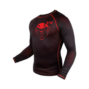 Wholesale Customized Logo Breathable Eco-Friendly <b>Men</b> <b>Compression</b> <b>Shirts</b> Full Sleeves Gym Wear High Quality - Product Image 2