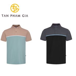 2025 Offre Spéciale hommes Polo mode tendance Plaid imprimé tricoté pull col montant en Polyester Spandex maillots de corps - Product Image 1