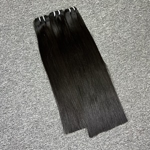 Perruques de cheveux humains vietnamiens de longueur égale à la trame droite d'os vierges 100% disponibles en 10-40 pouces - Product Image 1