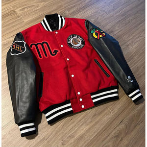 Customized Chenille Embroidery <b>Patches</b> Vintage Wholesale Manufacturer Streetwear Button up <b>Jacket</b> <b>for</b> Men Men's Varsity <b>Jackets</b> - Product Image 1