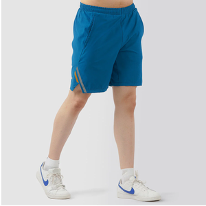 Pantalones cortos de gimnasio transpirables ecológicos de la mejor calidad para hombre, logotipo personalizado, patrón sólido, estilo Vintage, secado rápido, varios colores - Product Image 4