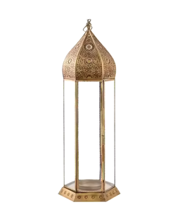 Diseño elegante hecho a mano colorido hecho con marco de metal duradero a prueba de viento linternas de luz personalizable de alta exigencia - Product Image 3