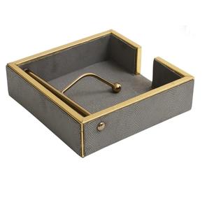 Boîte à mouchoirs personnalisée pour un usage quotidien, décoration d'intérieur, porte-mouchoirs en métal noir fini, accessoires de décoration - Product Image 2