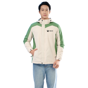 Wholesale Outdoor <b>Work</b> Jacket Custom Logo Printing Breathable Waterproof Windbreaker Lightweight Uniform Style - Product Image 1