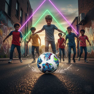 Ballon de football promotionnel en PU 2026 avec logo personnalisé pour les cadeaux d'entreprise, les camps de formation ou les sports scolaires - Product Image 3