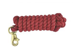 Cuerda de plomo de cuero genuino de 10 pulgadas de alta calidad con gatillo de latón resistente, estilo occidental de algodón suave para entrenamiento de caballos - Product Image 5