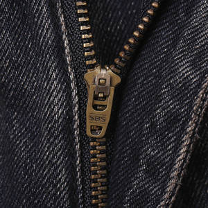 Factory Wholesale Men's Autumn Winter American Style <b>Black</b> Washed Jeans Fashionable Loose Straight Denim Button Pocket Medium - Product Image 4