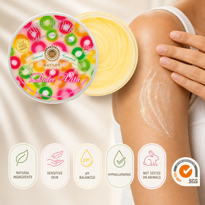 Yaourt corporel hydratant Dolce Vita, crème hydratante pour le corps, hydratant quotidien léger pour une peau douce, lisse et soyeuse, nourrie - Product Image 3