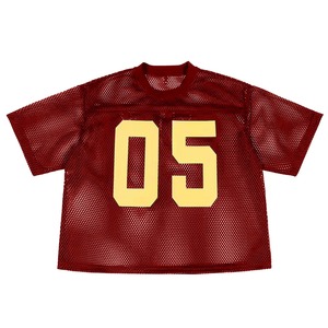 Camiseta de fútbol de malla Retro de sublimación cuadrada de gran tamaño personalizada camiseta de malla de calle Vintage camiseta de malla personalizada - Product Image 2