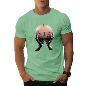 เสื้อยืดผู้ชายผ้าคอตตอน 100% คุณภาพสูง พิมพ์ลายตัวอักษรตามสั่ง สำหรับฤดูร้อน สไตล์สตรีทแวร์ ขายส่ง - Product Image 5