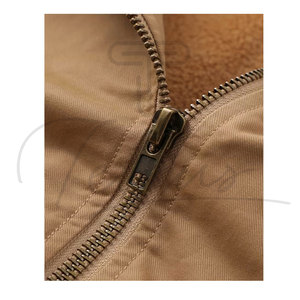 Nouvelle veste bomber élégante pour homme, taille personnalisée, imperméable, coupe-vent, col montant, avec logo frontal, pour le printemps, fine, chaude, manches longues - Product Image 6