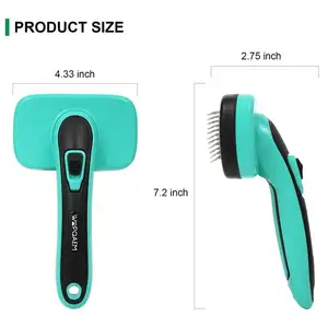 New Design Dog Grooming Supplies Pets Hair Removal Brush Cat Self Cleaning Comb Brush