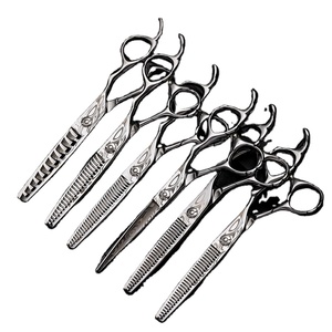 Ciseaux de coiffure de haute qualité Ciseaux à cheveux en acier inoxydable 440c Ciseaux amincissants - Product Image 2