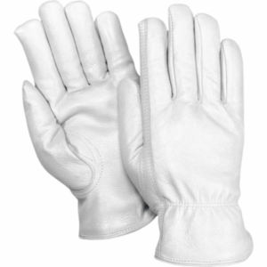 Gants de conduite en cuir de grain de chèvre robustes, souples et confortables de qualité supérieure Gants de construction de sécurité personnelle - Product Image 6